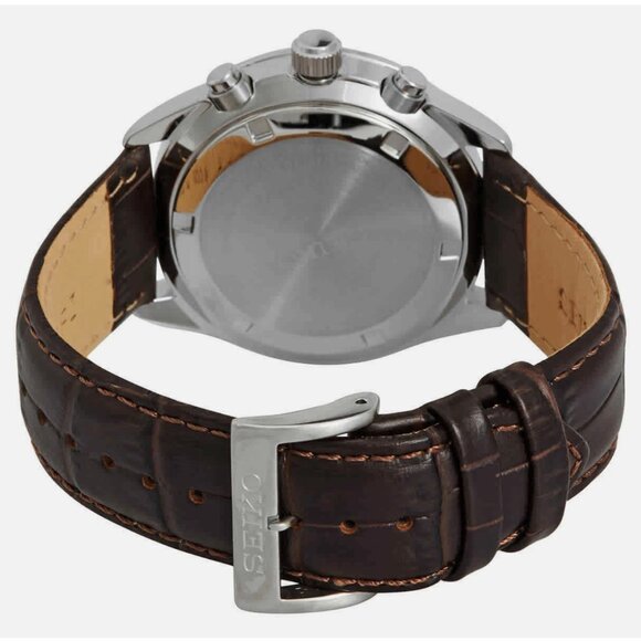 Seiko Chronograph Green Dial Men's Watch! NEW - Picture 3 of 3